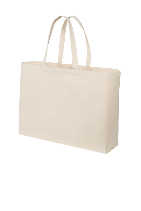 BG427 Port Authority® Cotton Canvas Jumbo Tote - Image 4