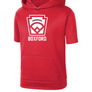 YST 251 Sport-Tek ® Sport-Wick ® Youth Fleece Short Sleeve Hooded Pullover
